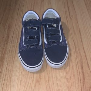 Blue Old-School Vans size 6.5